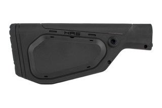The Hera Arms HRS fixed rifle stock is made from impact resistant black polymer